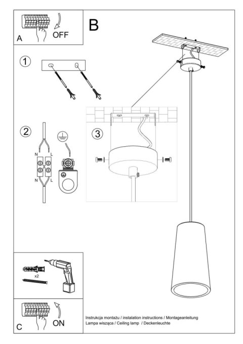Lampa wisząca ceramiczna GULCAN Lampa wisząca ceramiczna GULCAN