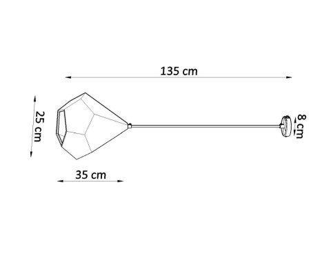 Lampa wisząca ceramiczna PAVLUS Lampa wisząca ceramiczna PAVLUS