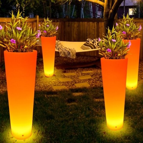 Lampa ogrodowa donica FLOWER POT XL LED RGBW 16 kolorów 115 cm Lampa ogrodowa donica FLOWER POT XL LED RGBW 16 kolorów 115 cm