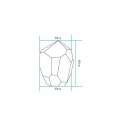 Lampa ogrodowa kamień DIAMOND XL LED RGBW 16 kolorów 60 cm