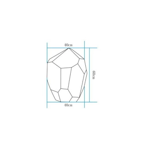 Lampa ogrodowa kamień DIAMOND XL LED RGBW 16 kolorów 60 cm Lampa ogrodowa kamień DIAMOND XL LED RGBW 16 kolorów 60 cm