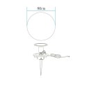 Lampa ogrodowa kula BALL XL biała 80 cm