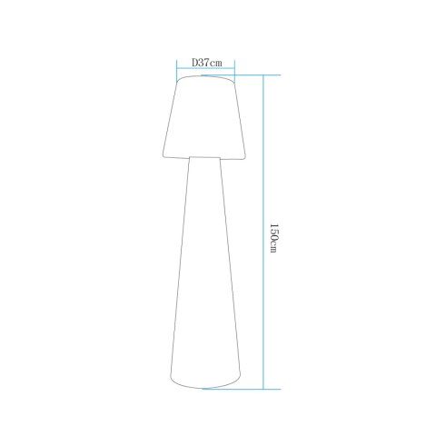 Lampa ogrodowa stojąca GARDENA M LED RGBW 16 kolorów 120 cm Lampa ogrodowa stojąca GARDENA M LED RGBW 16 kolorów 120 cm