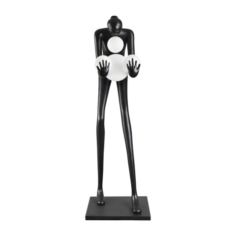 Lampa podłogowa WOMAN-2 BLACK czarna 190 cm Lampa podłogowa WOMAN-2 BLACK czarna 190 cm