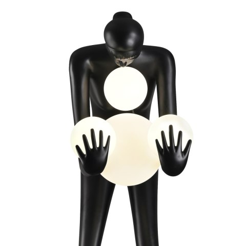Lampa podłogowa WOMAN-2 BLACK czarna 190 cm Lampa podłogowa WOMAN-2 BLACK czarna 190 cm