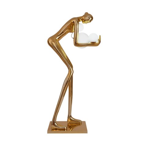 Lampa podłogowa WOMAN-2 GOLD złoty połysk 190 cm Lampa podłogowa WOMAN-2 GOLD złoty połysk 190 cm