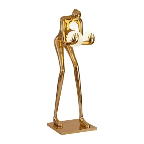 Lampa podłogowa WOMAN-2 GOLD złoty połysk 190 cm Lampa podłogowa WOMAN-2 GOLD złoty połysk 190 cm