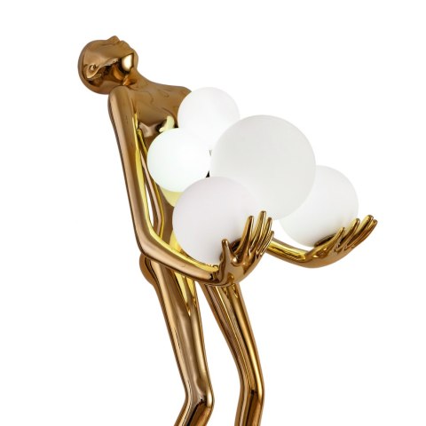 Lampa podłogowa WOMAN GOLD złoty połysk 180 cm Lampa podłogowa WOMAN GOLD złoty połysk 180 cm