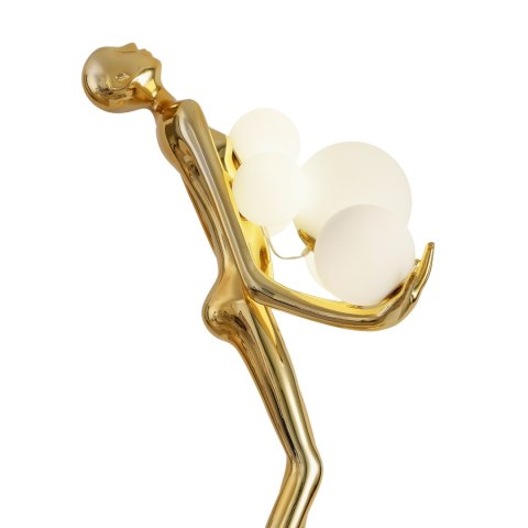 Lampa podłogowa WOMAN GOLD złoty połysk 180 cm Lampa podłogowa WOMAN GOLD złoty połysk 180 cm