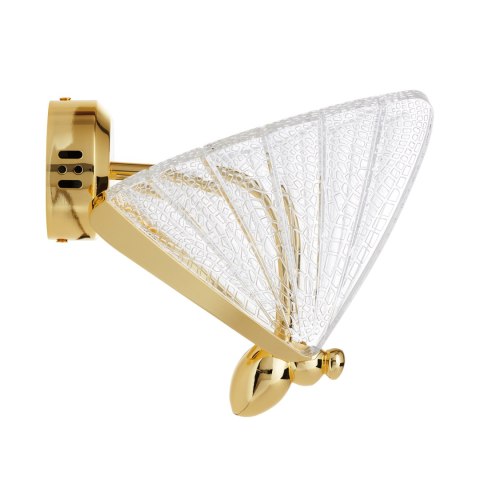Lampa ścienna BEE LED złota 18 cm Lampa ścienna BEE LED złota 18 cm