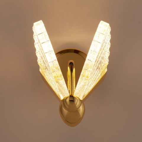 Lampa ścienna BEE LED złota 18 cm Lampa ścienna BEE LED złota 18 cm