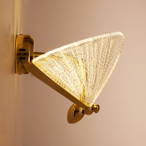 Lampa ścienna BEE LED złota 22 cm Lampa ścienna BEE LED złota 22 cm