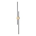 Lampa ścienna CENTRO czarna 122 cm