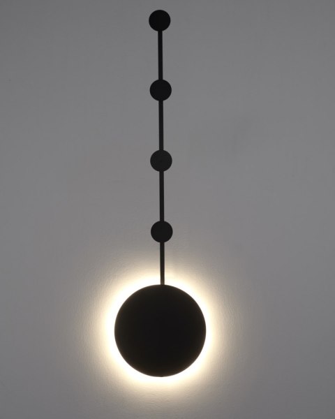 Lampa ścienna CLEX - 1 LED czarna 105 cm Lampa ścienna CLEX - 1 LED czarna 105 cm