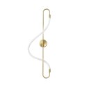 Lampa ścienna ESSA złota 90 cm