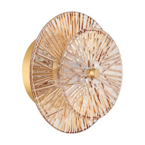 Lampa ścienna LUXIO LED bursztynowa 20 cm Lampa ścienna LUXIO LED bursztynowa 20 cm