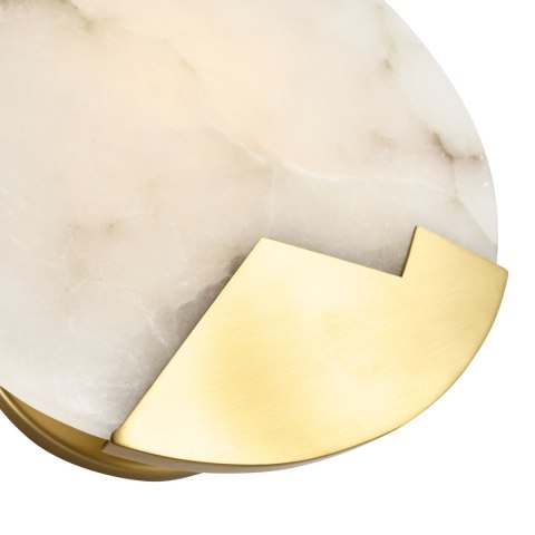 Lampa ścienna MARMO biały marmur i mosiądz 20cm Lampa ścienna MARMO biały marmur i mosiądz 20cm
