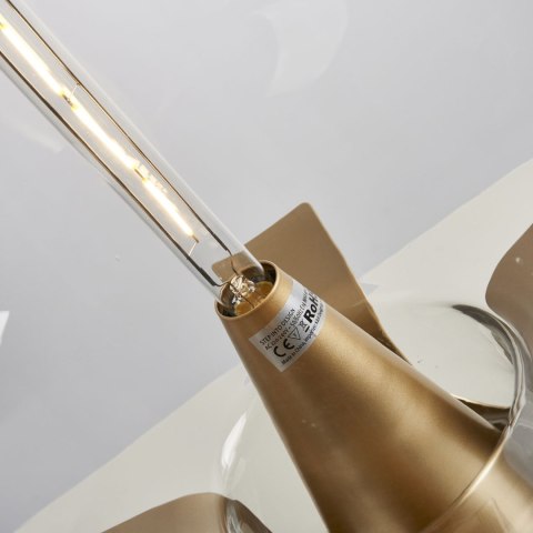Lampa stołowa FATA transparentno złota 35 *46 cm Lampa stołowa FATA transparentno złota 35 *46 cm