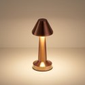 Lampa stołowa TAVOLO B LED dotykowa miedziana 22 cm
