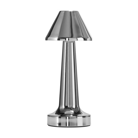 Lampa stołowa TAVOLO B LED dotykowa srebrna 22 cm Lampa stołowa TAVOLO B LED dotykowa srebrna 22 cm