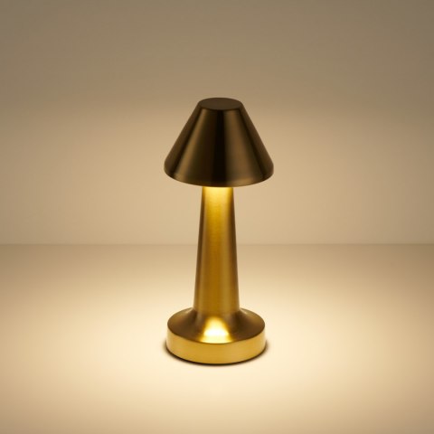 Lampa stołowa TAVOLO B LED dotykowa złota 22 cm Lampa stołowa TAVOLO B LED dotykowa złota 22 cm