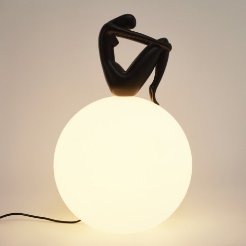 Lampa stołowa WOMAN-2 czarna 35 cm Lampa stołowa WOMAN-2 czarna 35 cm