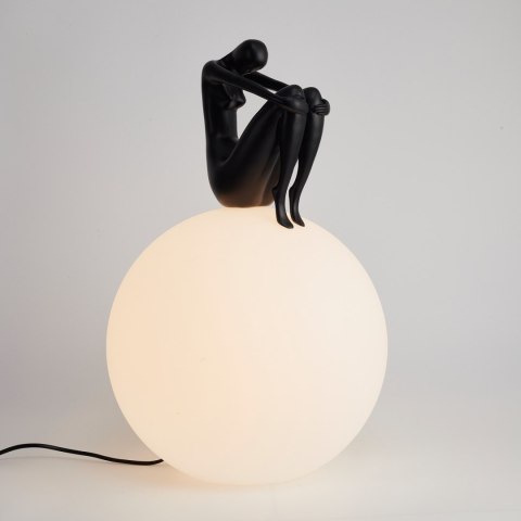Lampa stołowa WOMAN-2 czarna 35 cm Lampa stołowa WOMAN-2 czarna 35 cm
