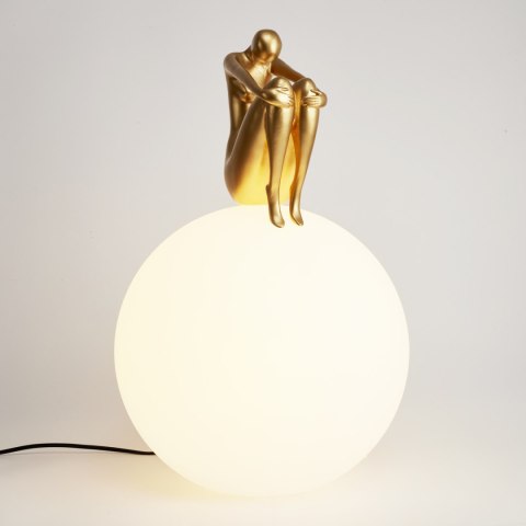 Lampa stołowa WOMAN-2 złota 35 cm Lampa stołowa WOMAN-2 złota 35 cm