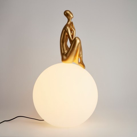 Lampa stołowa WOMAN-3 złota 35 cm Lampa stołowa WOMAN-3 złota 35 cm