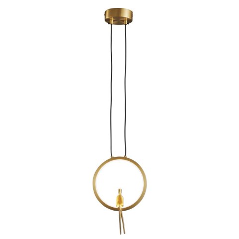 Lampa wisząca AMICI led złota 27 cm Lampa wisząca AMICI led złota 27 cm