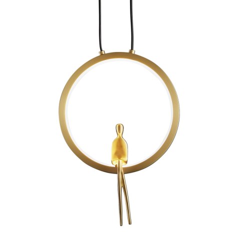 Lampa wisząca AMICI led złota 27 cm Lampa wisząca AMICI led złota 27 cm