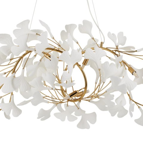 Lampa wisząca BOTANIKA WAVE złoto biała 125 cm Lampa wisząca BOTANIKA WAVE złoto biała 125 cm