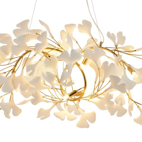 Lampa wisząca BOTANIKA WAVE złoto biała 125 cm Lampa wisząca BOTANIKA WAVE złoto biała 125 cm