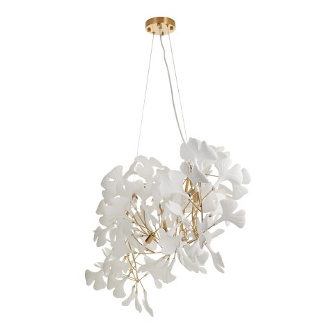 Lampa wisząca BOTANIKA WAVE złoto biała 125 cm Lampa wisząca BOTANIKA WAVE złoto biała 125 cm