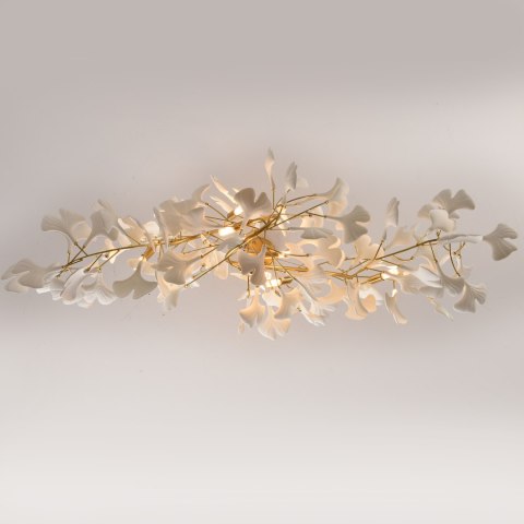 Lampa wisząca BOTANIKA WAVE złoto biała 125 cm Lampa wisząca BOTANIKA WAVE złoto biała 125 cm