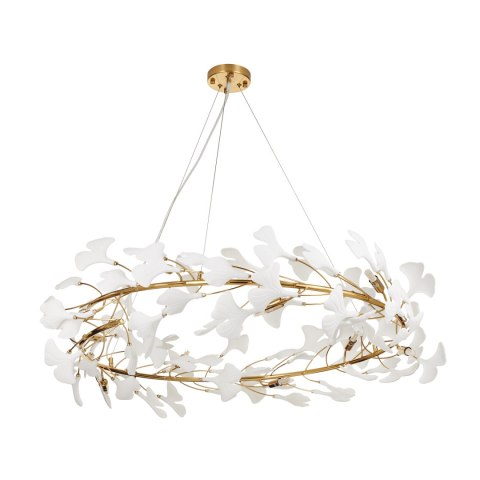 Lampa wisząca BOTANIKA złoto biała 100 cm Lampa wisząca BOTANIKA złoto biała 100 cm
