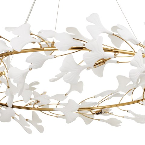 Lampa wisząca BOTANIKA złoto biała 100 cm Lampa wisząca BOTANIKA złoto biała 100 cm