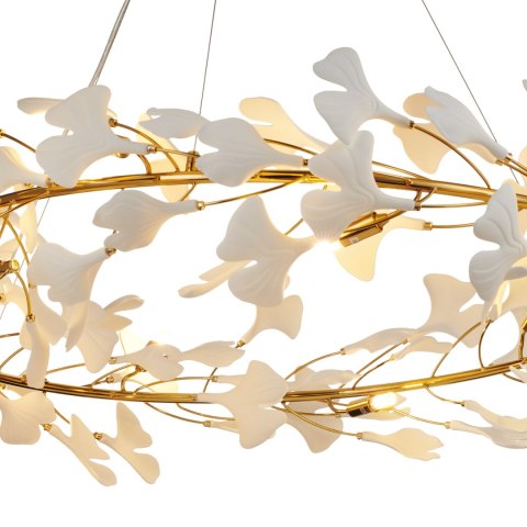 Lampa wisząca BOTANIKA złoto biała 100 cm Lampa wisząca BOTANIKA złoto biała 100 cm