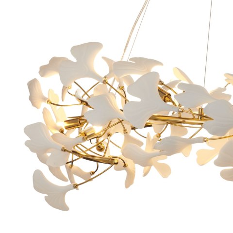 Lampa wisząca BOTANIKA złoto biała 100 cm Lampa wisząca BOTANIKA złoto biała 100 cm
