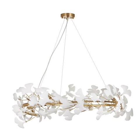 Lampa wisząca BOTANIKA złoto biała 100 cm Lampa wisząca BOTANIKA złoto biała 100 cm