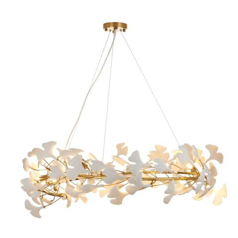 Lampa wisząca BOTANIKA złoto biała 100 cm Lampa wisząca BOTANIKA złoto biała 100 cm
