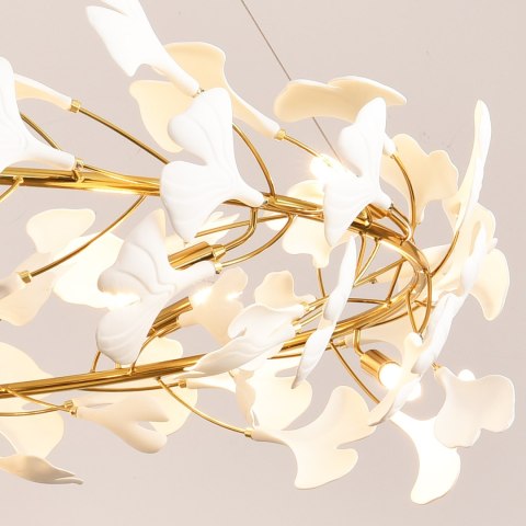 Lampa wisząca BOTANIKA złoto biała 100 cm Lampa wisząca BOTANIKA złoto biała 100 cm