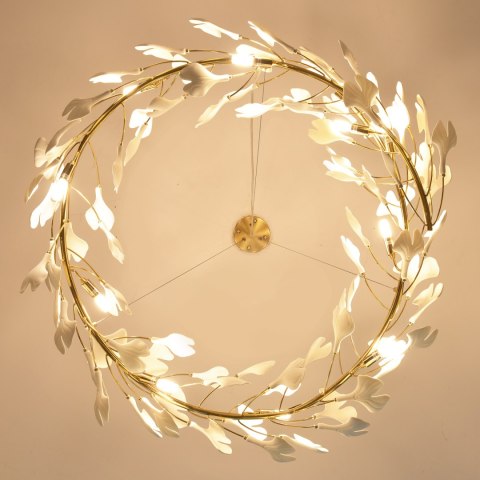 Lampa wisząca BOTANIKA złoto biała 100 cm Lampa wisząca BOTANIKA złoto biała 100 cm
