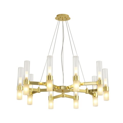 Lampa wisząca CANDELA-10 złota 85 cm Lampa wisząca CANDELA-10 złota 85 cm