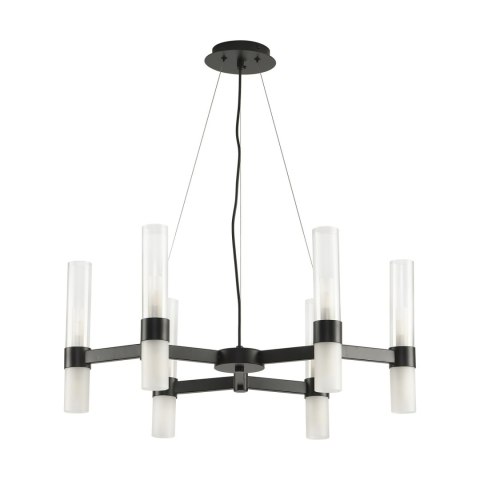 Lampa wisząca CANDELA-6 czarna 70 cm Lampa wisząca CANDELA-6 czarna 70 cm