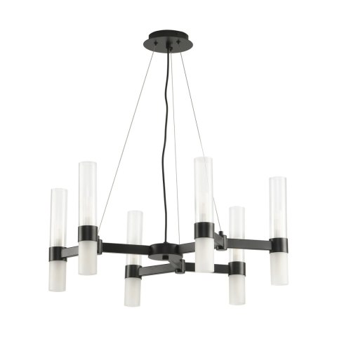 Lampa wisząca CANDELA-6 czarna 70 cm Lampa wisząca CANDELA-6 czarna 70 cm