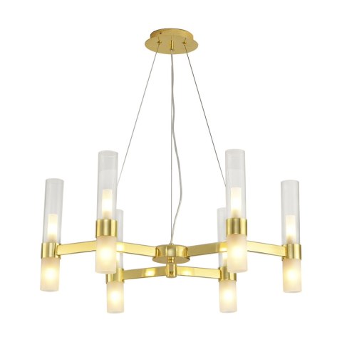 Lampa wisząca CANDELA-6 złota 70 cm Lampa wisząca CANDELA-6 złota 70 cm