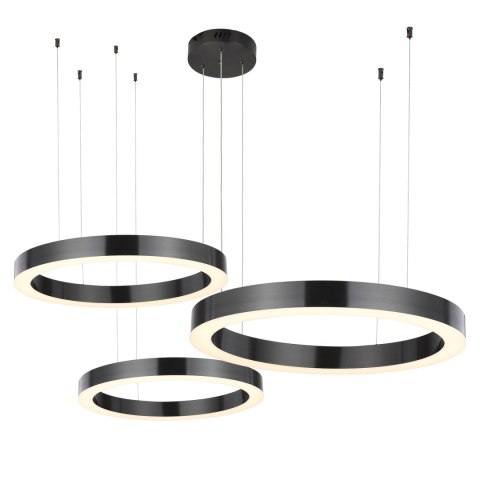 Lampa wisząca CIRCLE 60+80+100 LED TYTAN na 1 podsufitce Lampa wisząca CIRCLE 60+80+100 LED TYTAN na 1 podsufitce