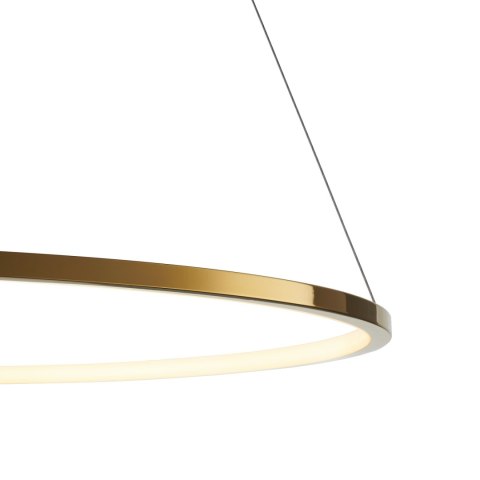 Lampa wisząca CIRCLE SLIM 80 LED złoty 80 cm Lampa wisząca CIRCLE SLIM 80 LED złoty 80 cm