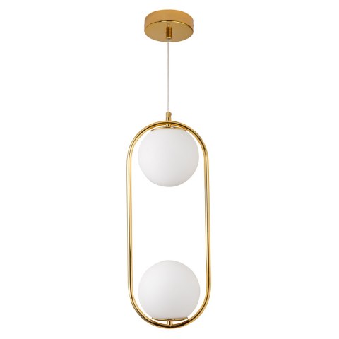 Lampa wisząca COSTA DUO złota 50 cm Lampa wisząca COSTA DUO złota 50 cm